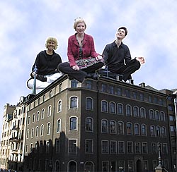 Lise Indahl, Tinna Joné och Magnus Berg (Foto och montage: Per Sirén)